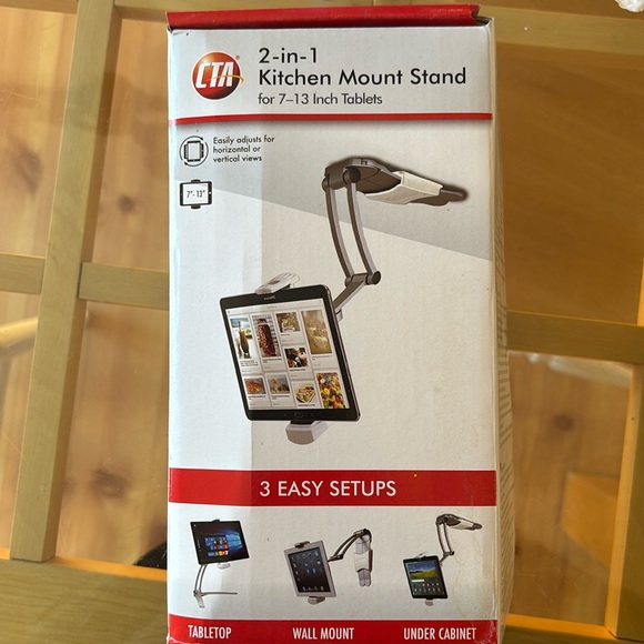 Tablet 2-in-1 kitchen mount stand - Picture 1 of 4
